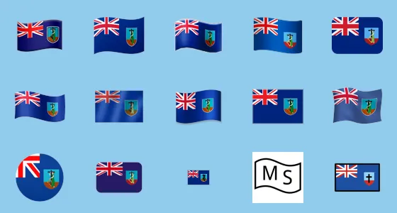 🇲🇸 Flag: Montserrat Emoji